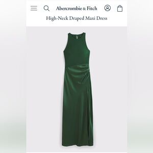 Elegant Green Sleeveless Dress